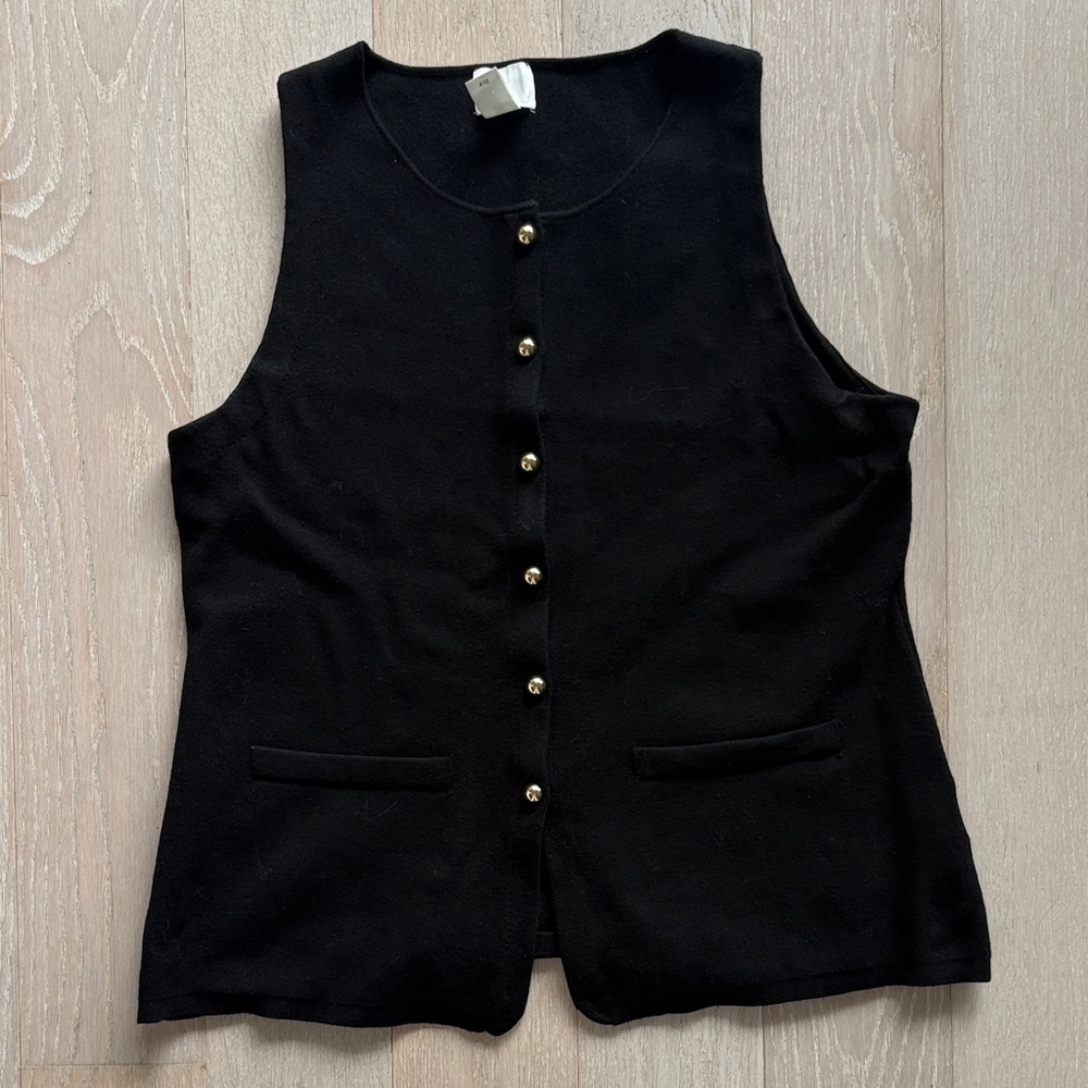 H&M Black Knit Top